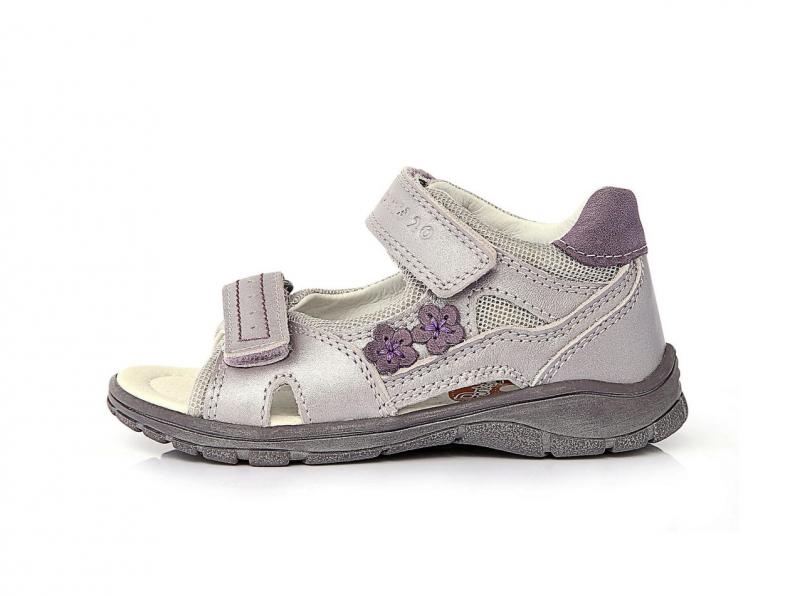 PONTE detské fialovo-strieborné dievčenské sandále 28-33